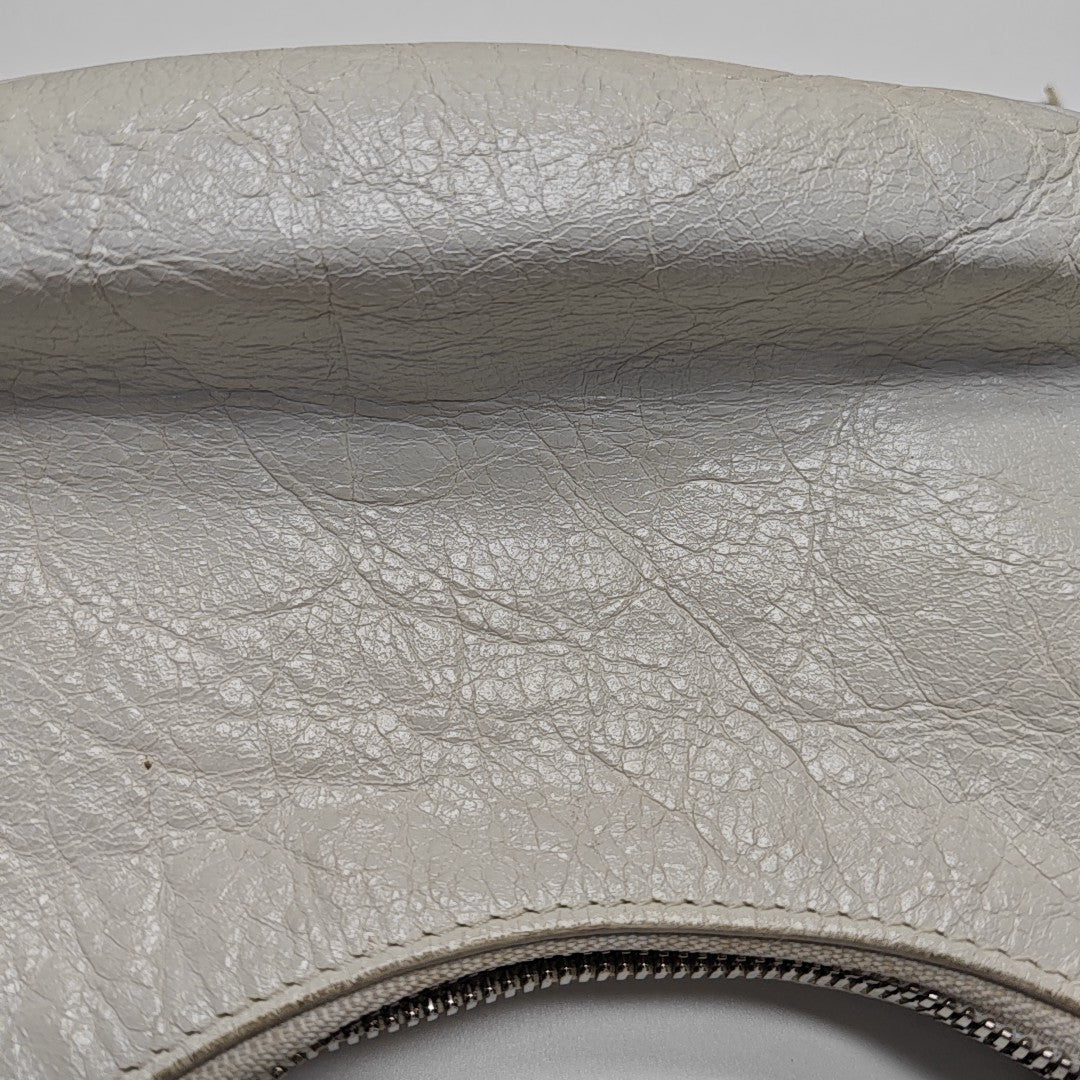 Le Cagole Small Lambskin White
