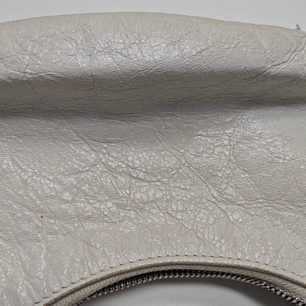 Le Cagole Small Lambskin White