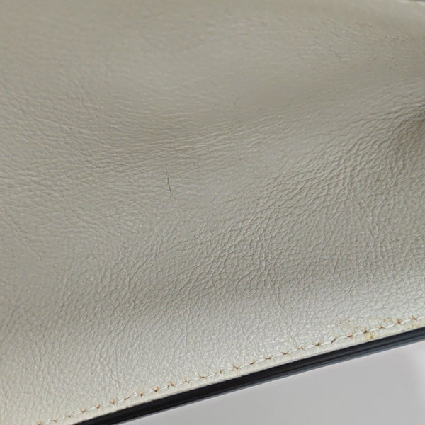 Diana Small Calfskin White