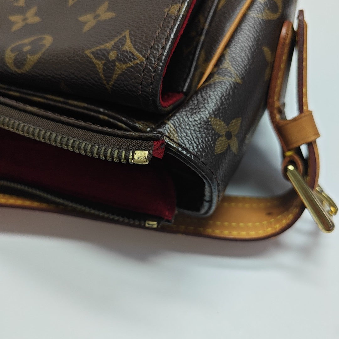 VIVA CITE Monogram Coated Canvas Brown