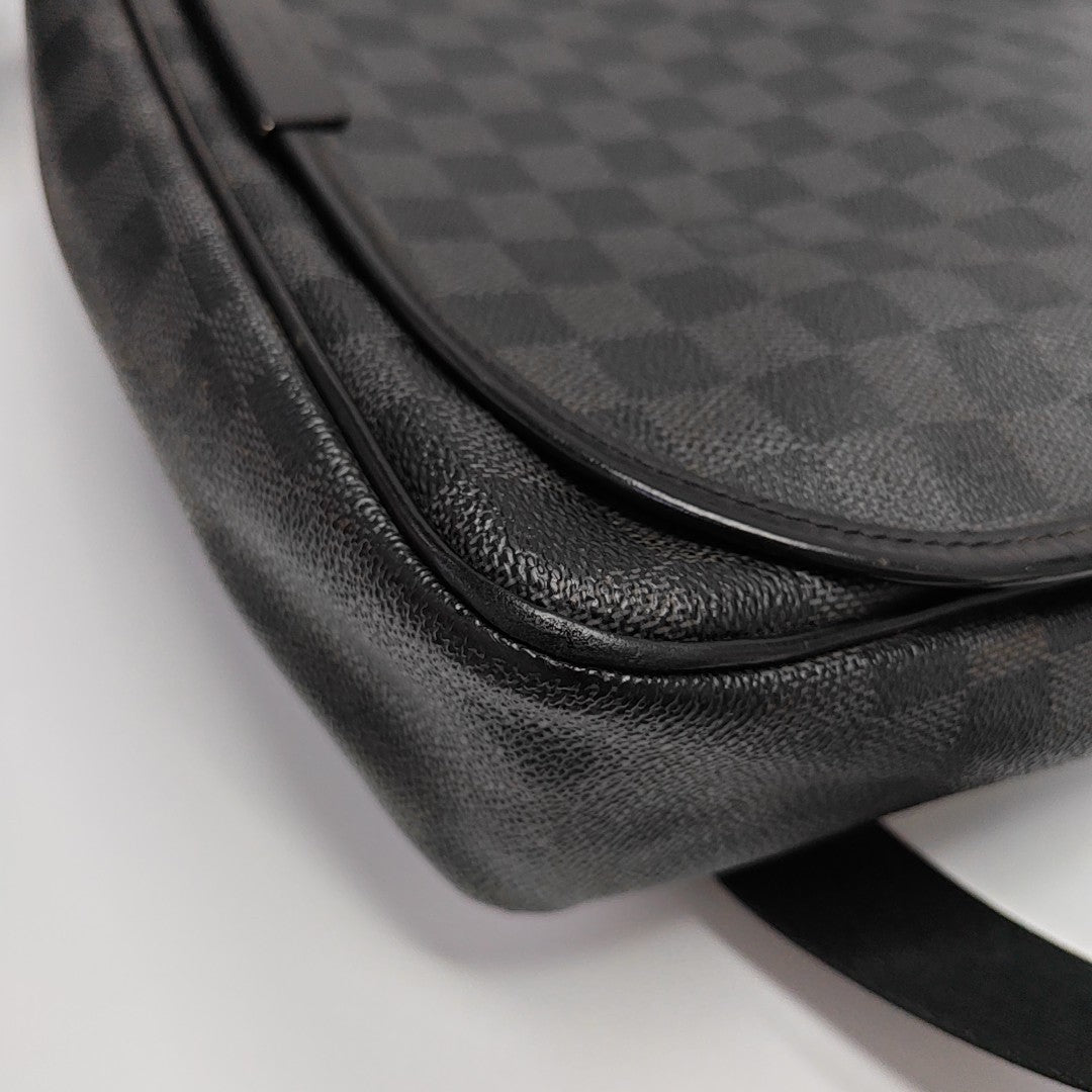 DANIEL MM Damier Graphite Coated Canvas Gray