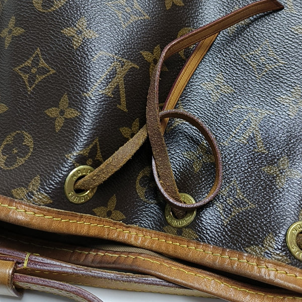 NOÉ BB Monogram Coated Canvas Brown