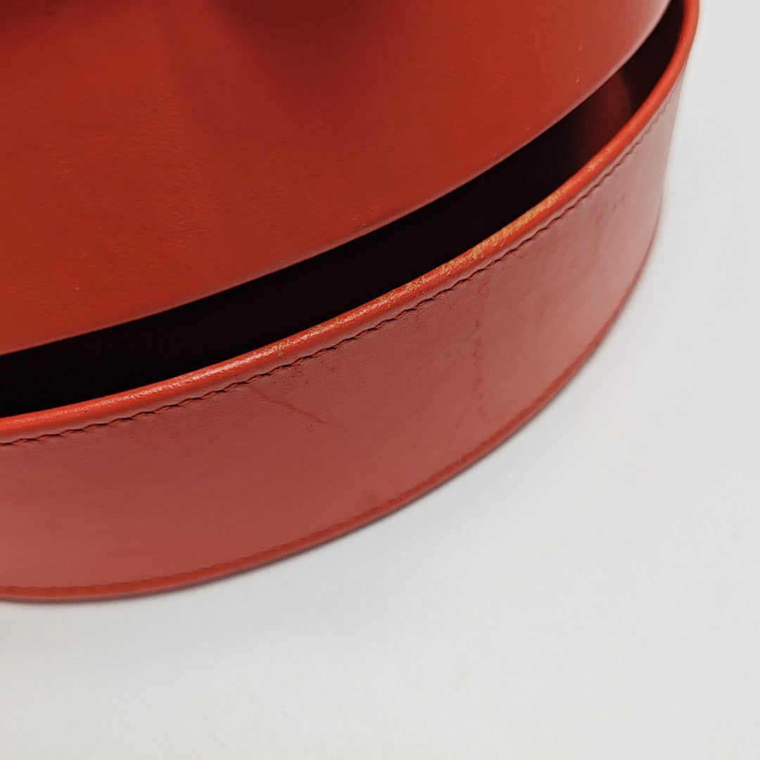 Heel Calfskin Red