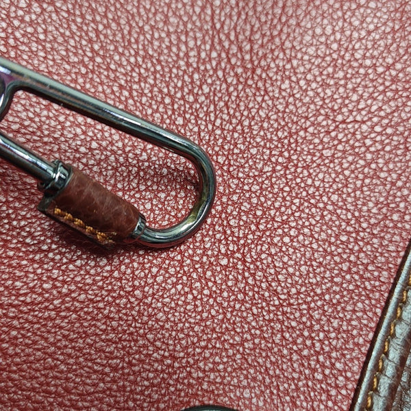 Calfskin Shoulder Bag Red