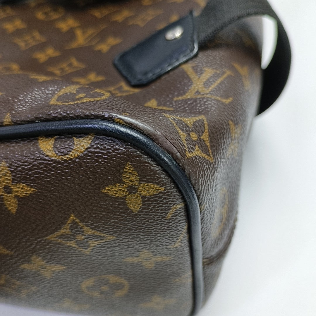 PALK Monogram Coated Canvas Brown