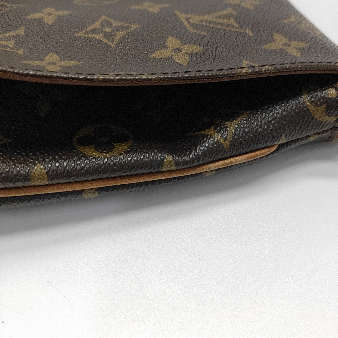 MUSETTE TANGO Monogram Coated Canvas Brown