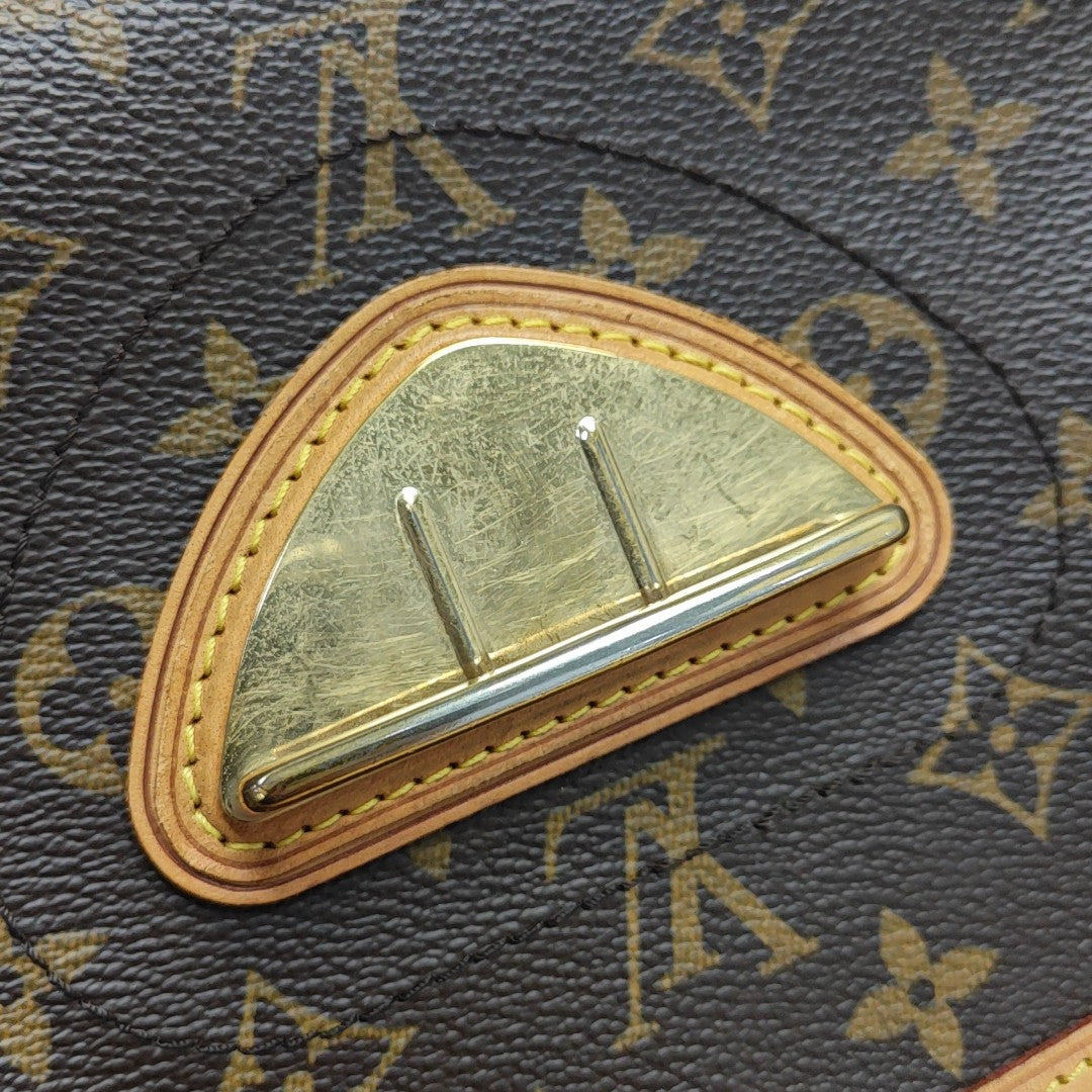 BEVERLY MM Monogram Coated Canvas Brown