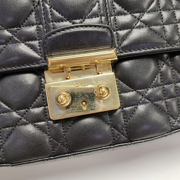 Miss Dior Cannage Lambskin Black