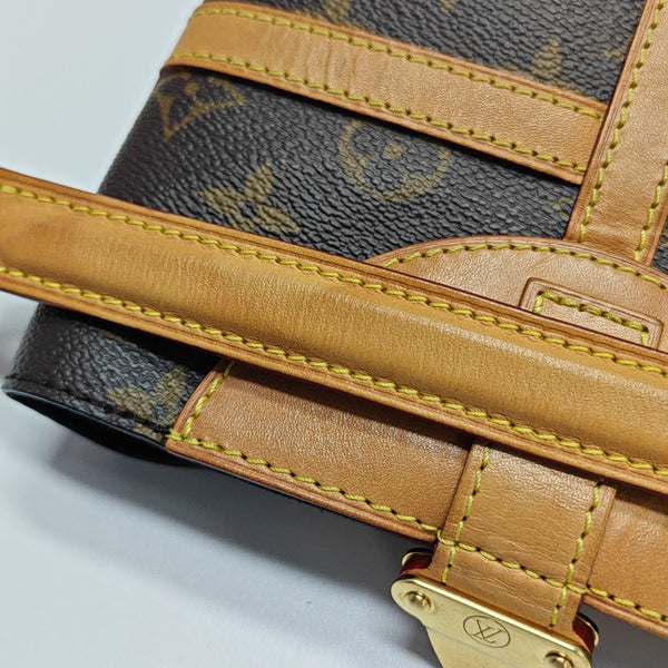 DUFFLE Monogram Coated Canvas Brown