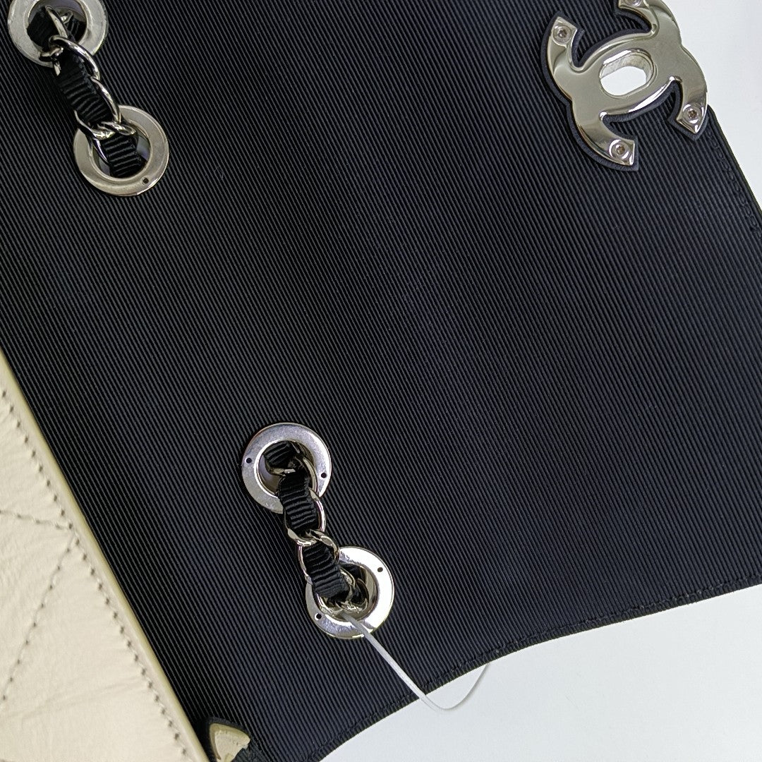 Quilted Calfskin Shoulder Bag Beige