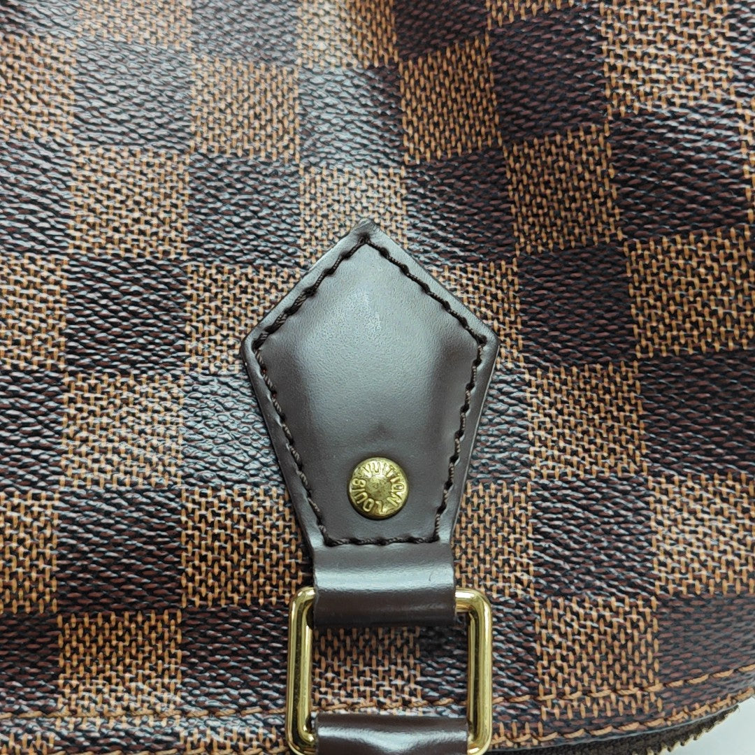 SPEEDY 25 Damier Ebene Coated Canvas Brown