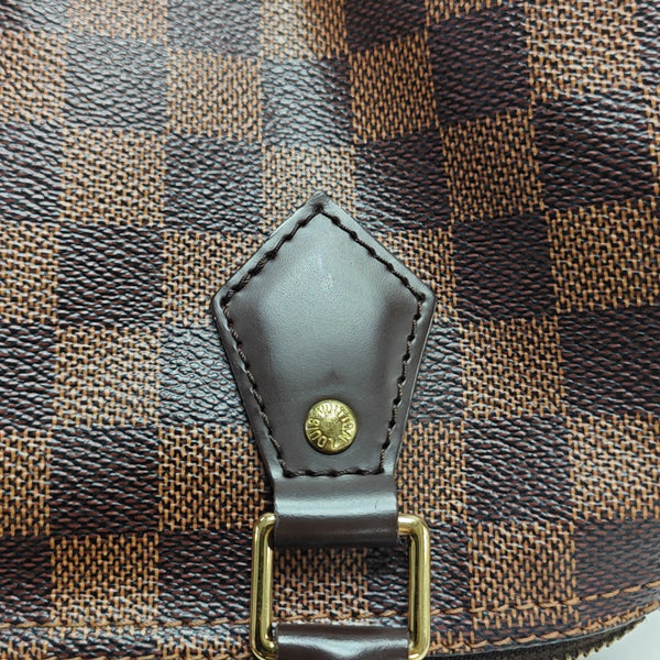 SPEEDY 25 Damier Ebene Coated Canvas Brown