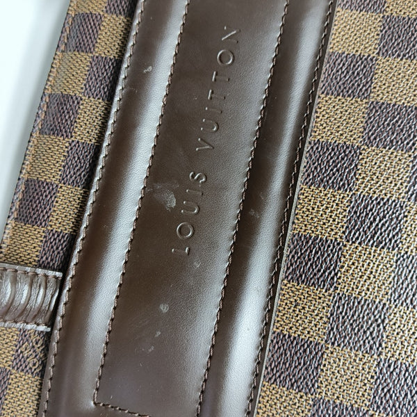 PARIOLI PM Damier Ebene Coated Canvas Brown
