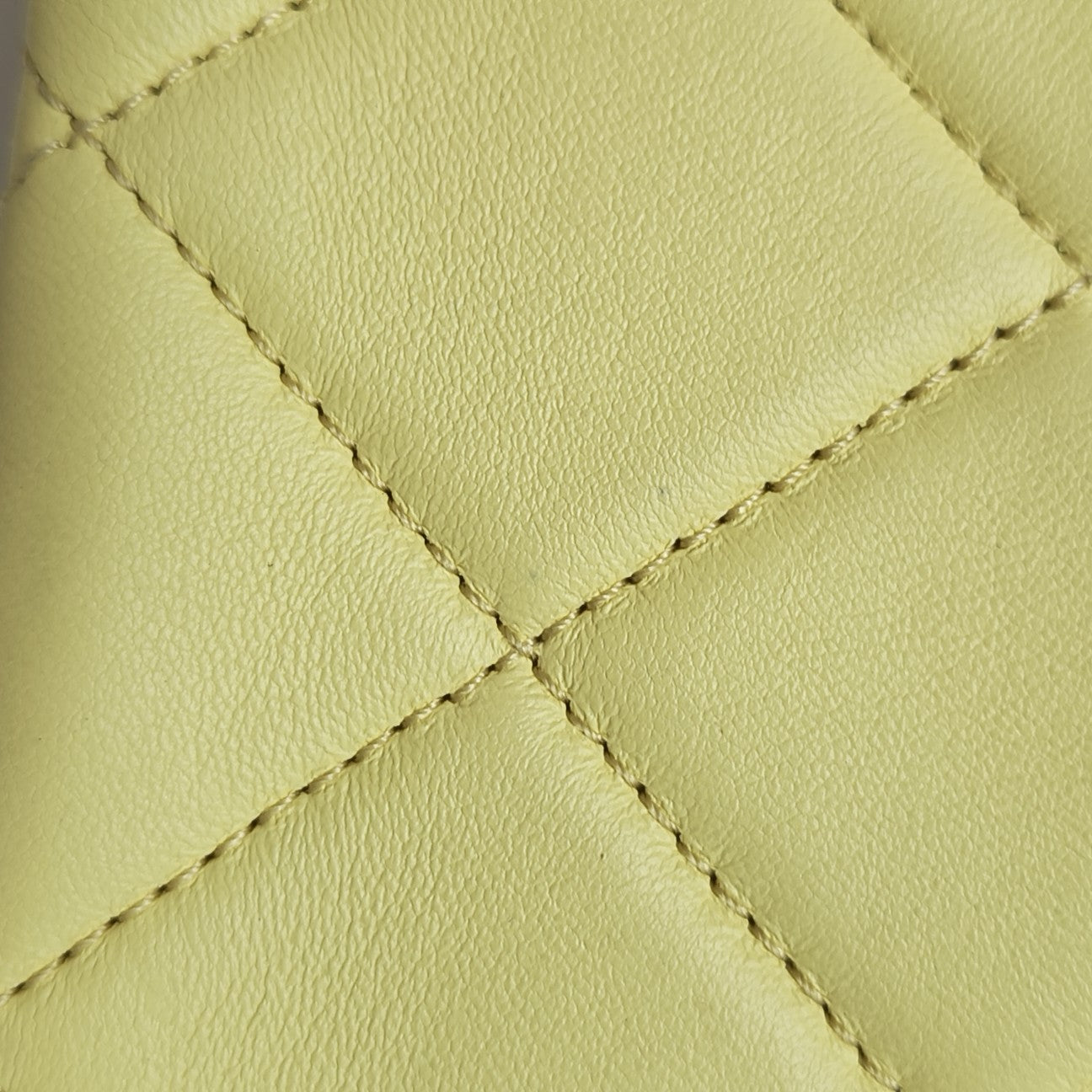 Quilted Lambskin Shoulder Bag Yellow