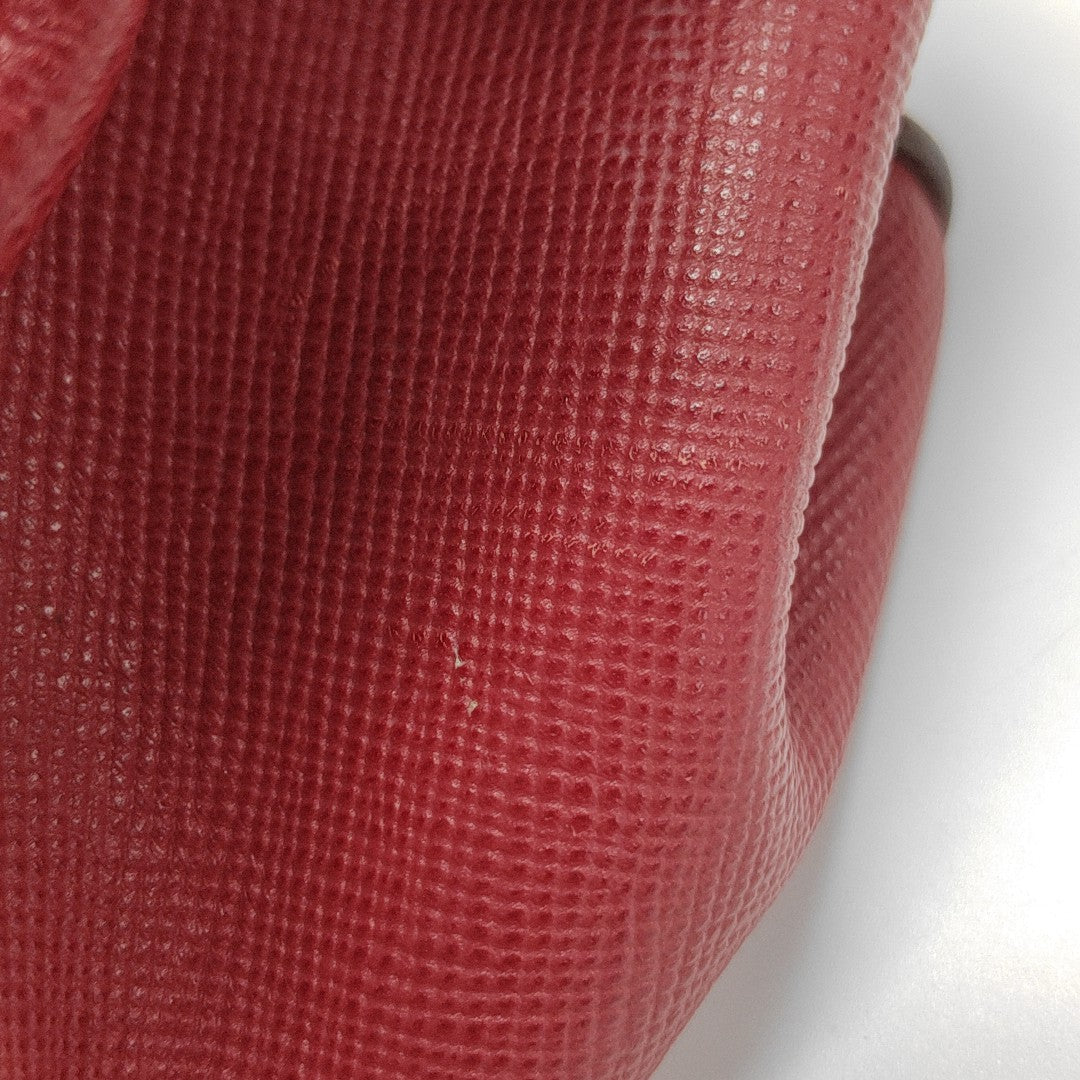 Calfskin Shoulder Bag Red