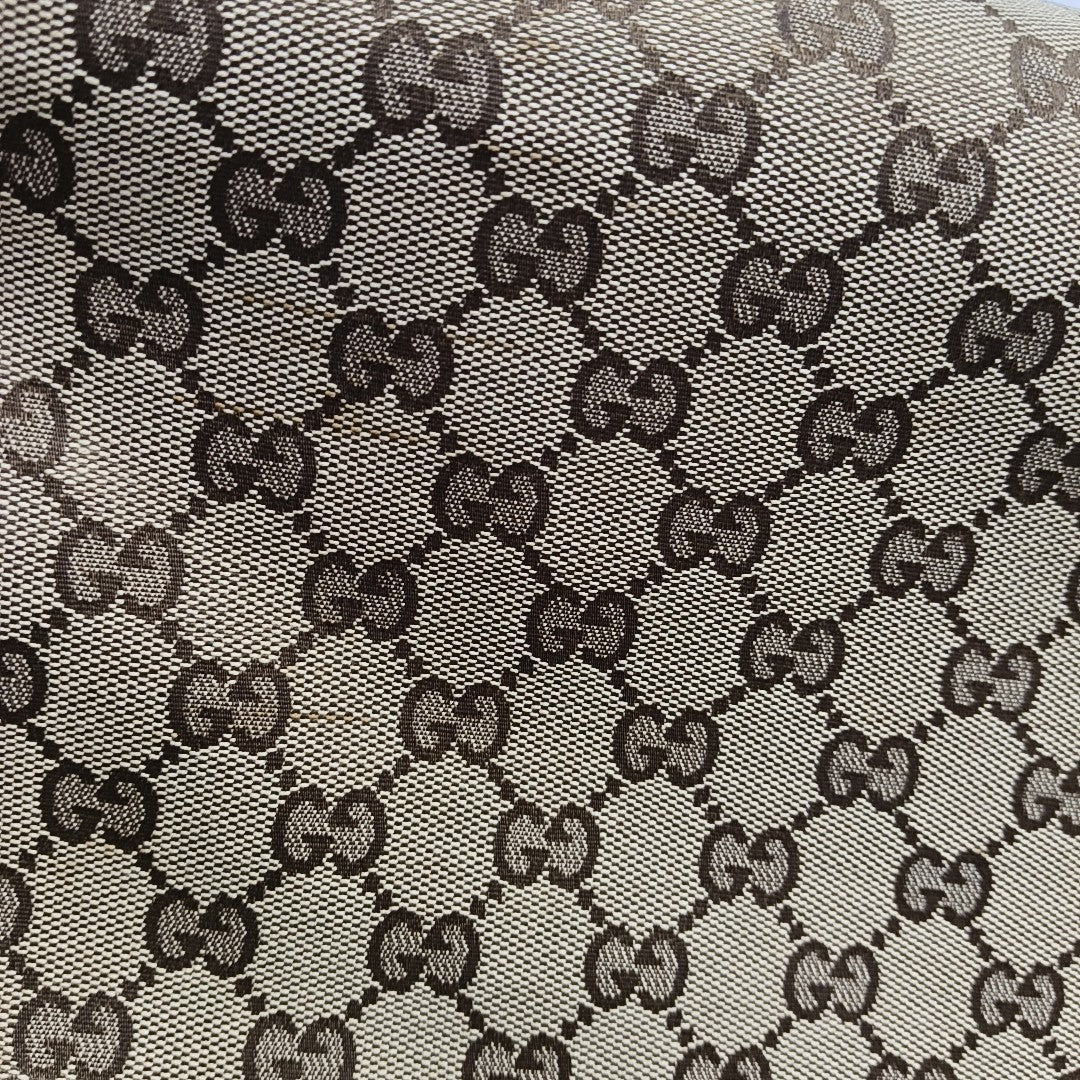 Monogram Canvas Tote Bag Brown