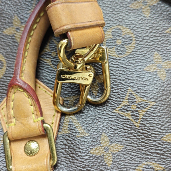 SPEEDY 35 Monogram Coated Canvas Brown