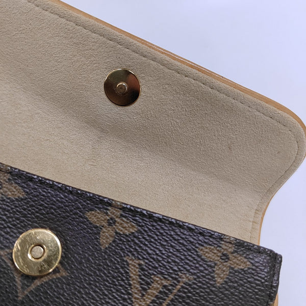 FLORENTINE Monogram Coated Canvas Brown