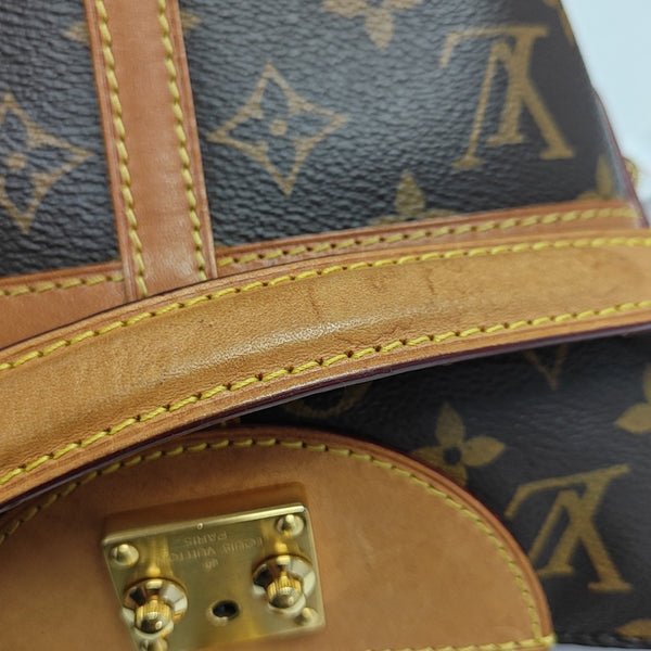 DUFFLE Monogram Coated Canvas Brown