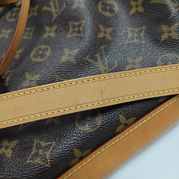 NOÉ BB Monogram Coated Canvas Brown