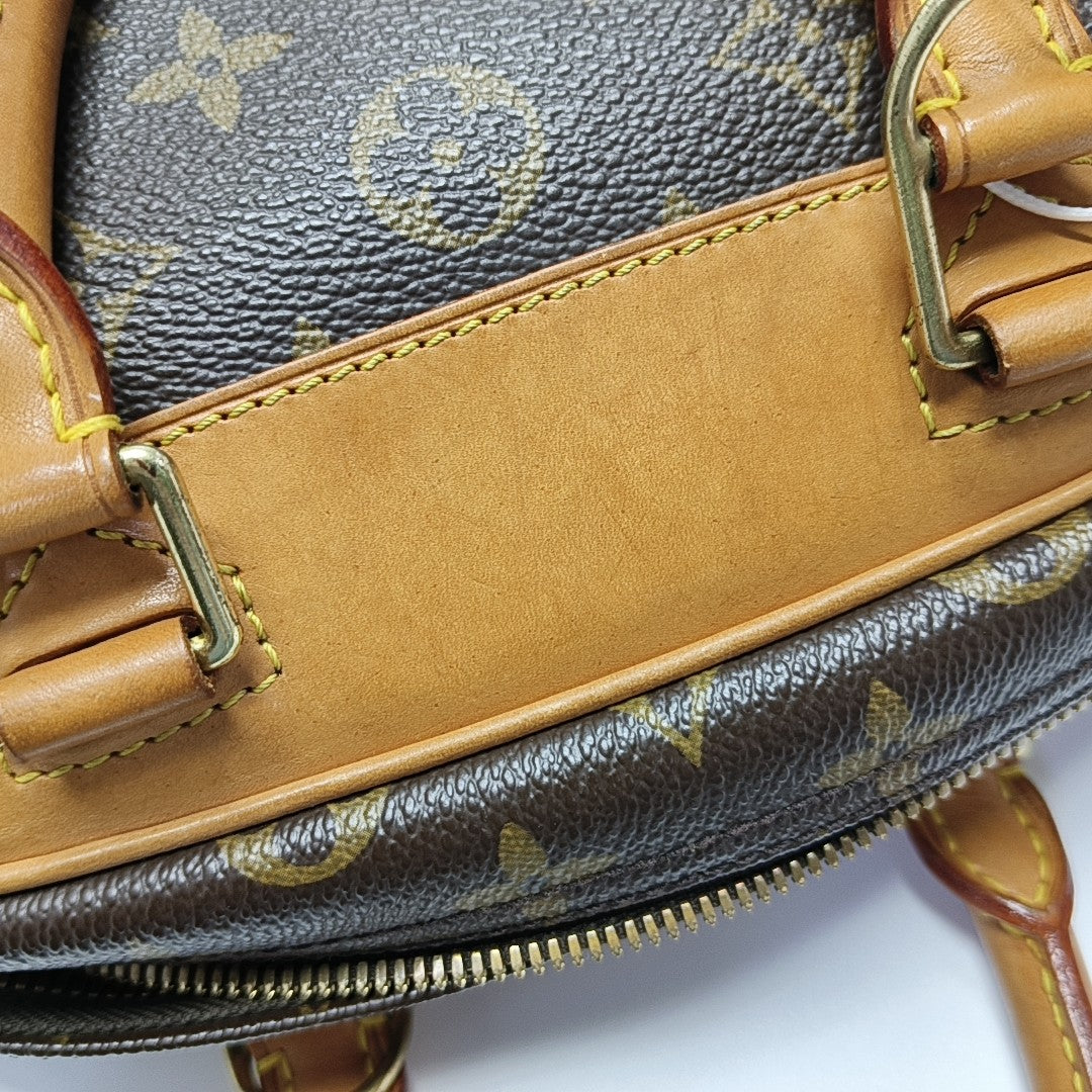 DEAUVILLE Monogram Coated Canvas Brown
