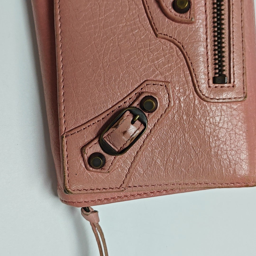 Classic City Lambskin Pink Wallet