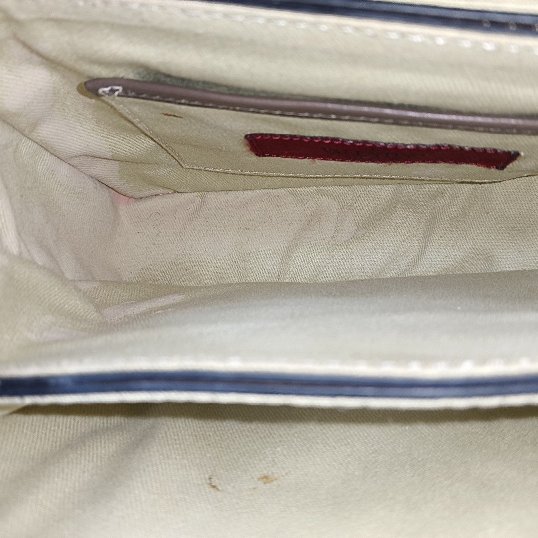 Calfskin Shoulder Bag Gray