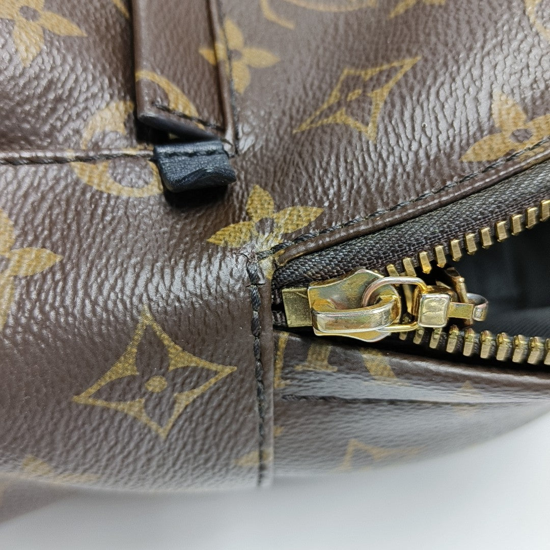 PALM SPRINGS PM Monogram Coated Canvas Brown