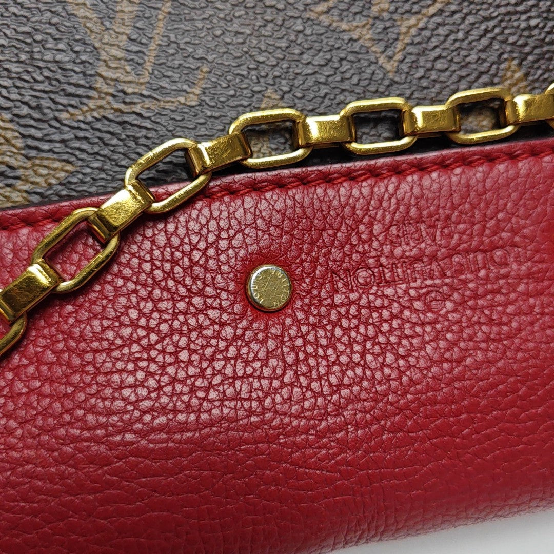 PALLAS BB Monogram Coated Canvas Brown