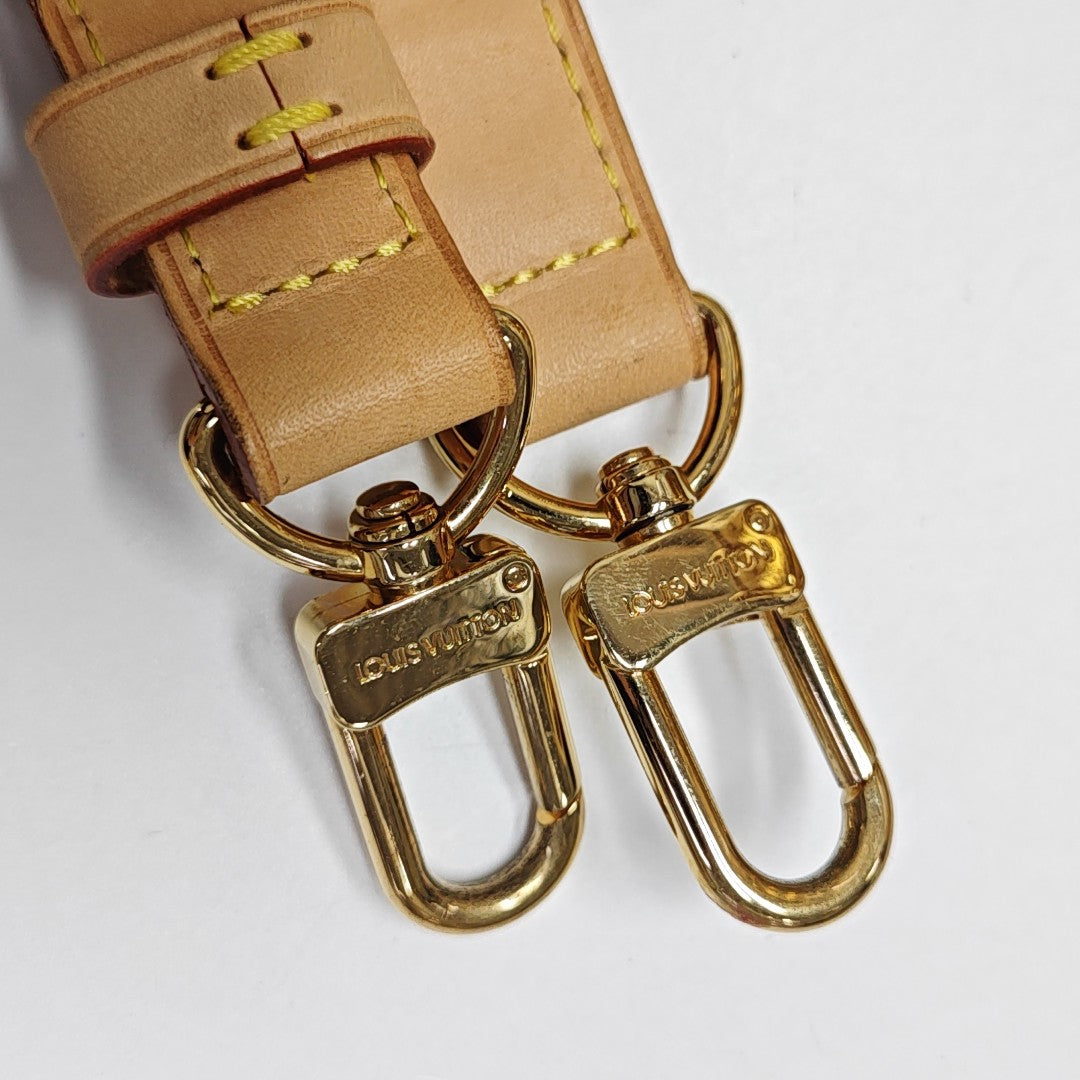COURTNEY MM Monogram Coated Canvas White