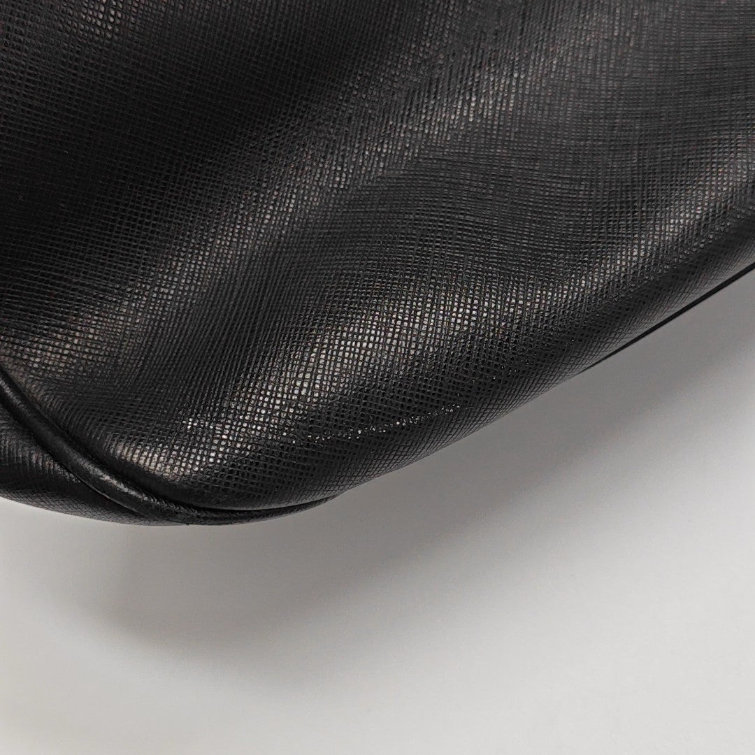 Calfskin Shoulder Bag Black