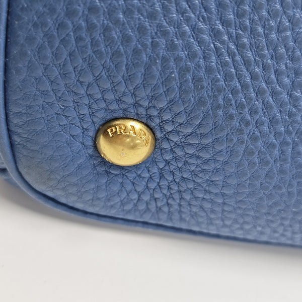 Calfskin Tote Bag Blue