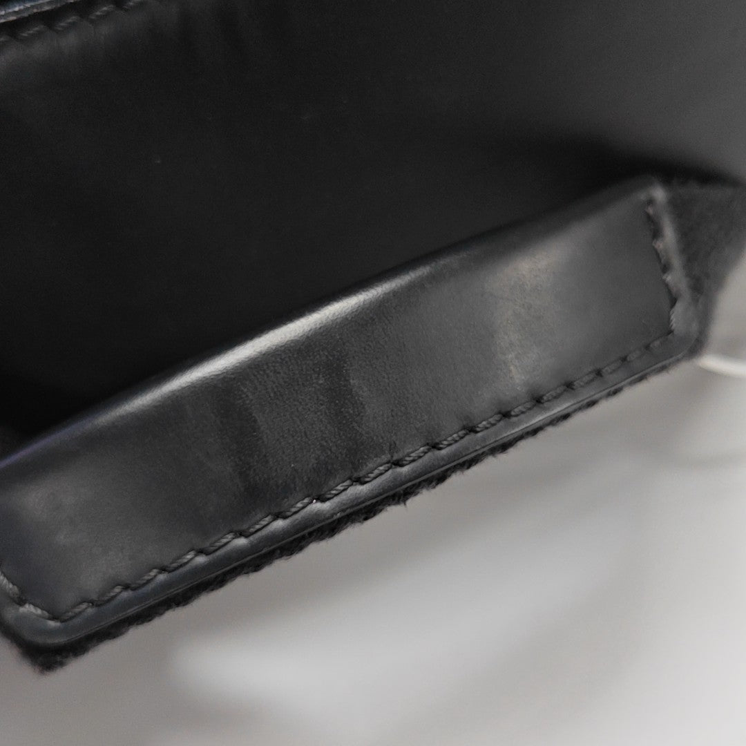 JOSH Damier Graphite Coated Canvas Black