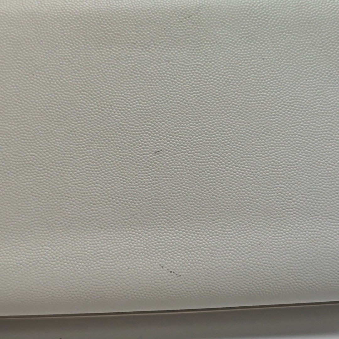 KATE Medium Calfskin White