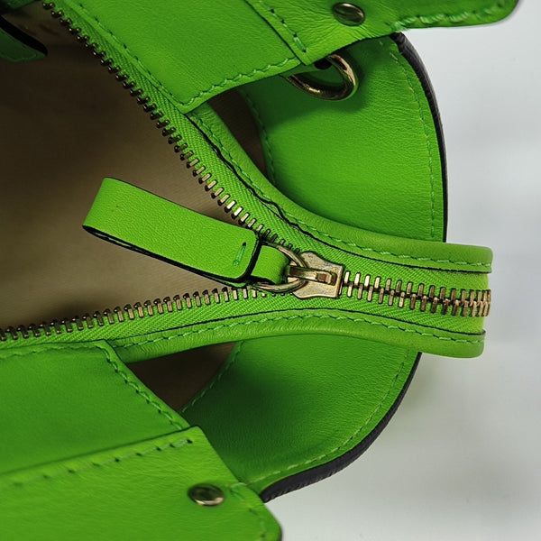 Rockstud Small Calfskin Green