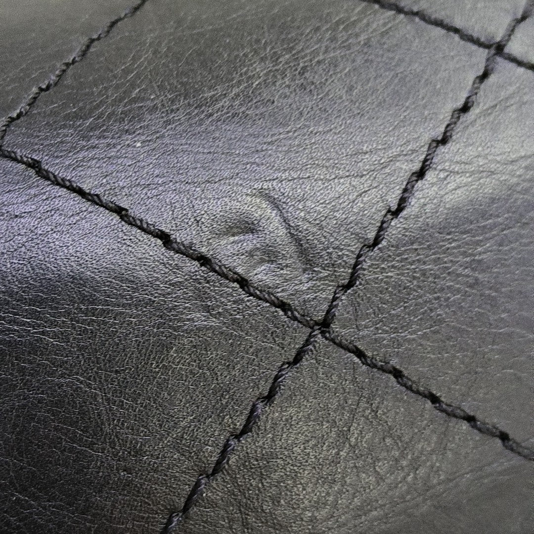 2.55 Maxi Quilted Calfskin Black