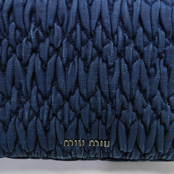 Crystal Quilted Fabric Blue