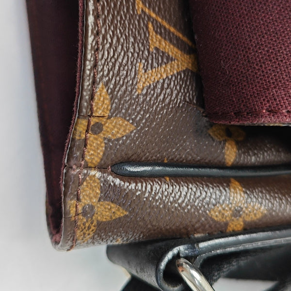 DISTRICT MM Monogram Coated Canvas Brown