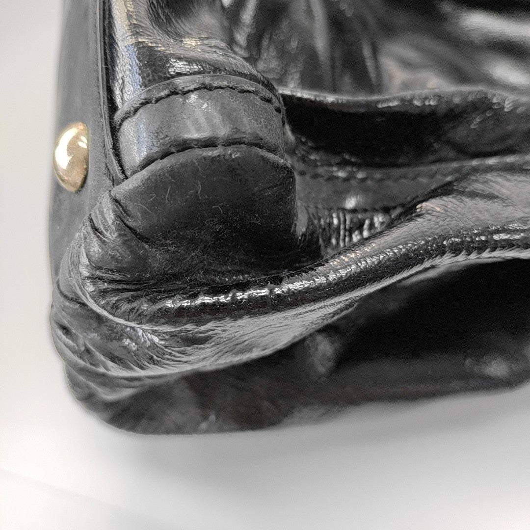 Abbey Patent Leather Black