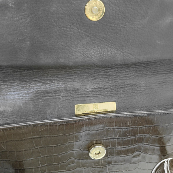 Calfskin Shoulder Bag Brown