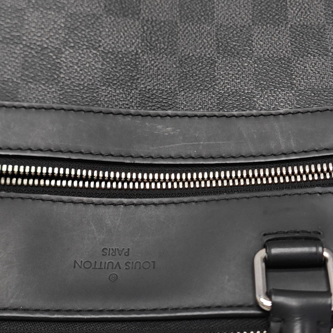PORTE-DOCUMENTS Damier Graphite Coated Canvas Black
