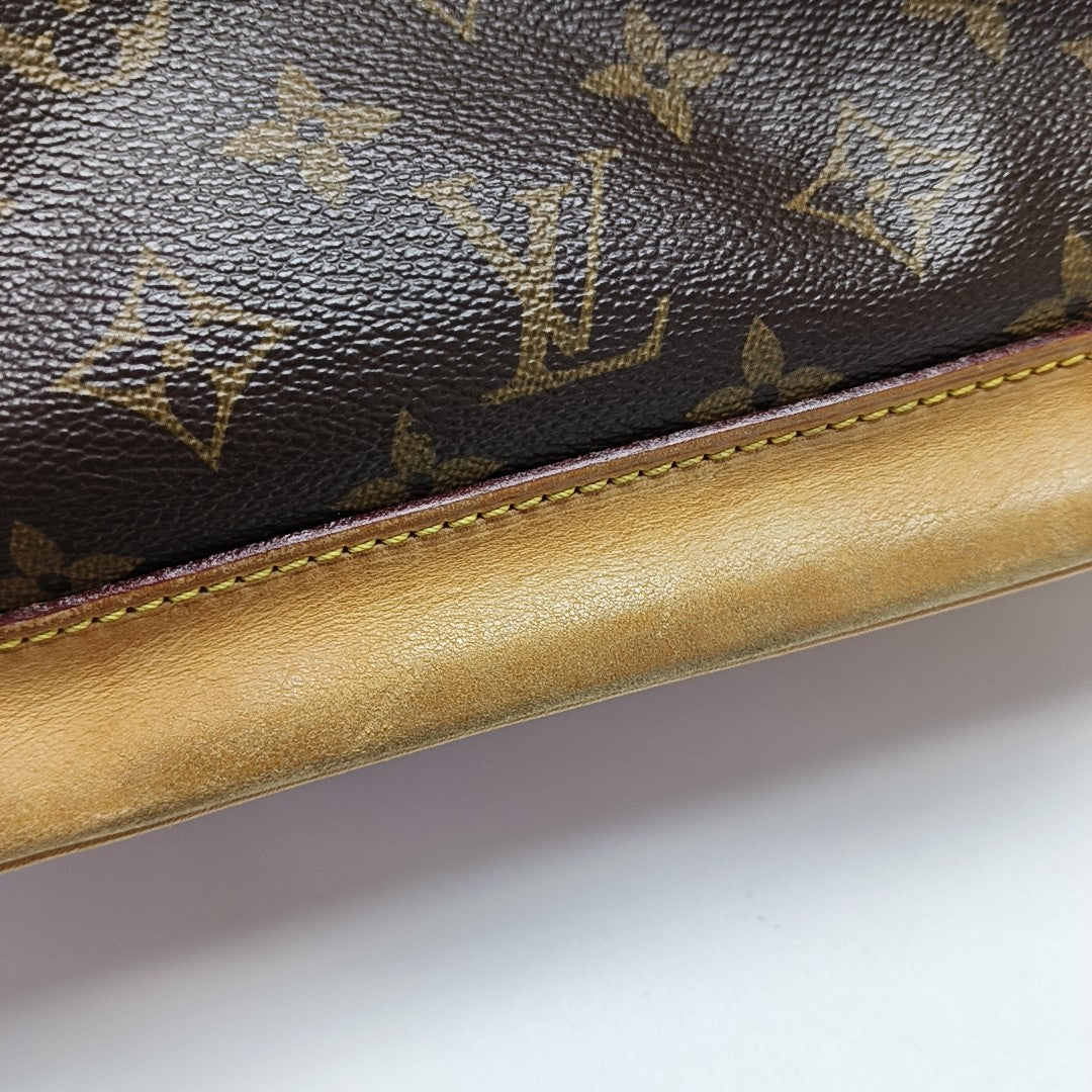 NOÉ MM Monogram Coated Canvas Brown