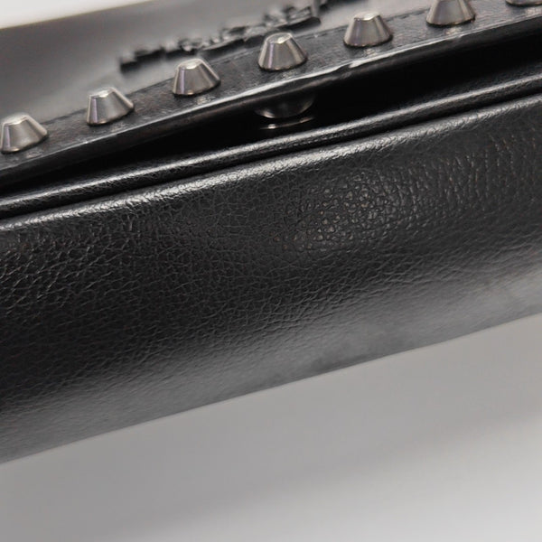 Calfskin Shoulder Bag Black