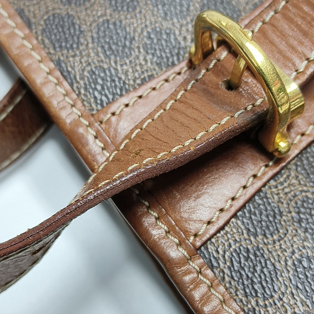 MACADAM TOTE Coated Canvas Brown