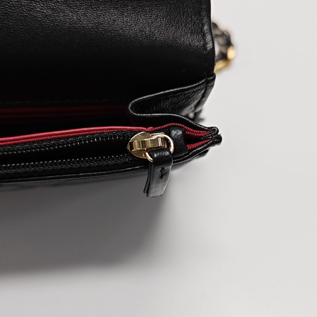 CHANEL 19 WOC Quilted Lambskin Black