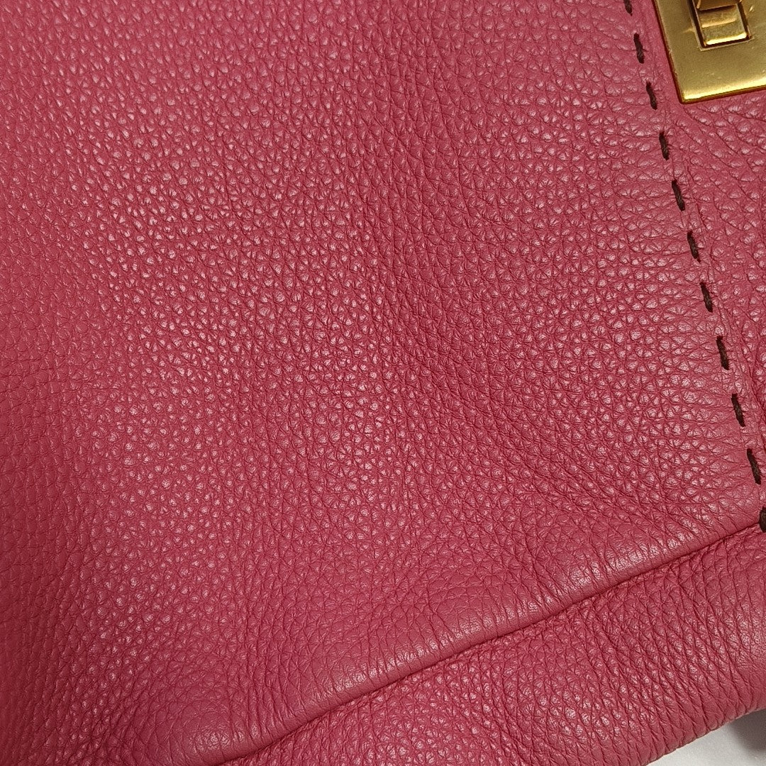 Peekaboo Medium Calfskin Pink