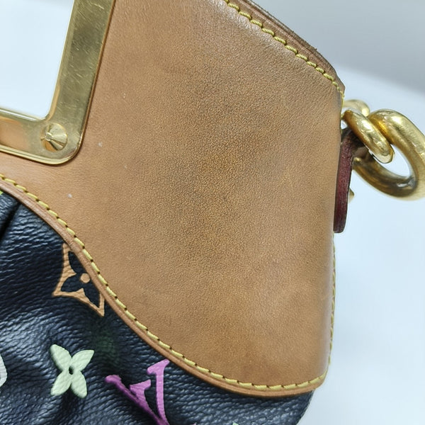 LV × TM JUDY PM Monogram Coated Canvas Black