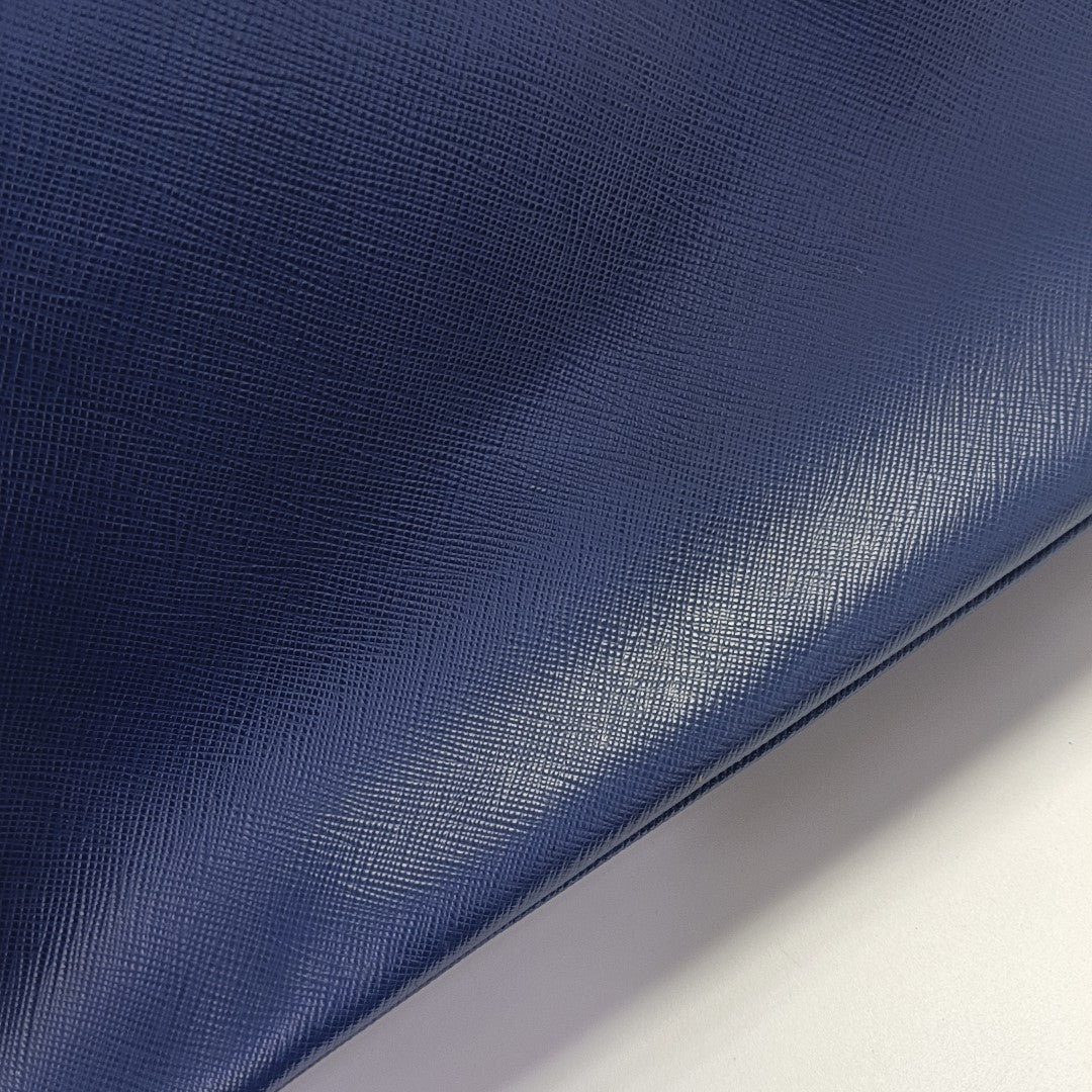 Galleria Large Saffiano Calfskin Blue