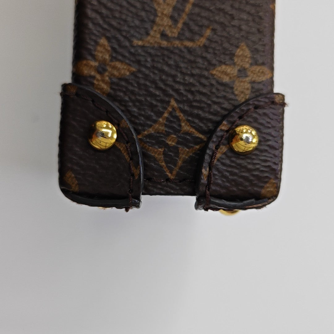 TRUNK Monogram Coated Canvas Brown