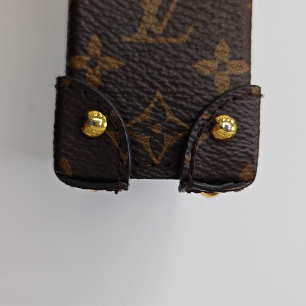 TRUNK Monogram Coated Canvas Brown
